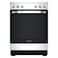 Ariston 4 Burner Electric Cooker AS68V8KHX Black And Silver 60x60cm