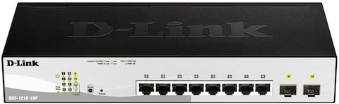 D-Link POE Switch 8 Switch - DGS-1210-10P