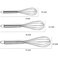 Stainless Steel Blender,ShowTop 3 Pack Manual Egg Blender Set for Whisking,Beating,Stirring Cooking 8-inch/10-inch/12-inch