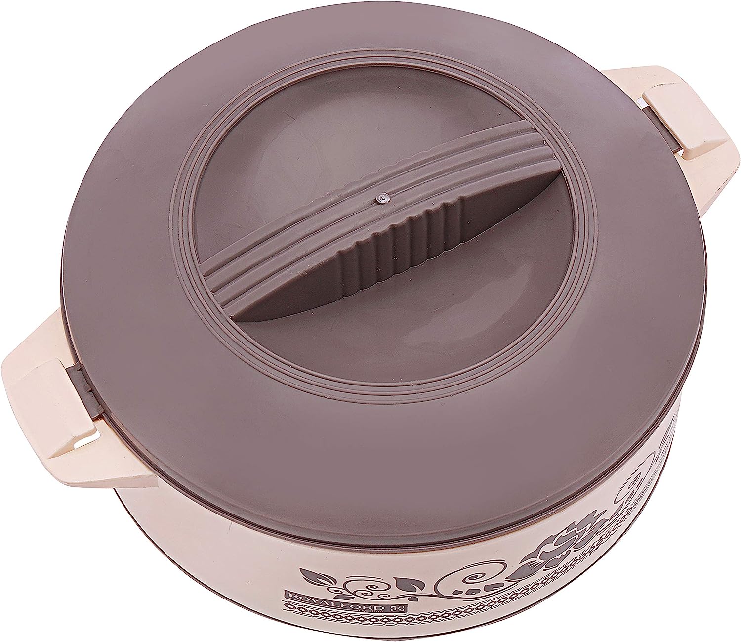Thumbnail image for Royalford 2.2L Hot Pot Insulated Food Warmer – Thermal Casserole Dish – Double Wall Insulated Serving Dish With Lid – Thermal Food Storage Container – Stainless Steel Inner – Keeps Food Warm Or Cool