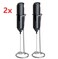 Lavish 2-Pack Battery Powered Electric Milk Frother Handheld Egg Beater