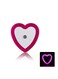 Generic LED Heart Shaped Plug In Night Light Super Smart Socket Dusk To Dawn Sensor Lights