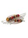 Generic 6-Piece Stainless Steel Bbq Skewer Set Silver 10Inch