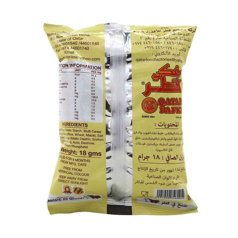 Qatar Pafki Cocktail Chips Salt &amp; Vinegar Flavour 18g