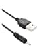 Generic USB To 2.0mm Dc Charging Cable Black