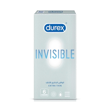 Durex Invisible Extra Thin Condom 6 pieces