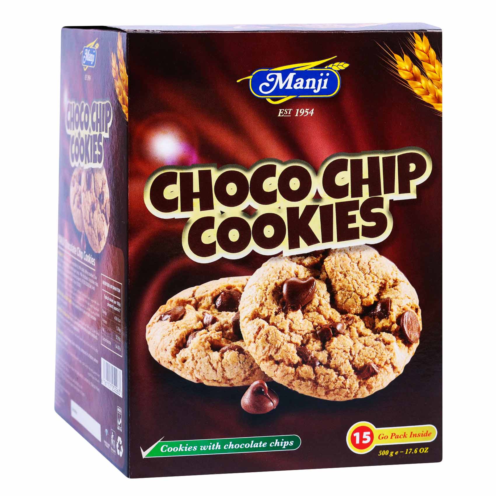 Manji Chocolate Chips Cookies 500g Online | Carrefour Kenya