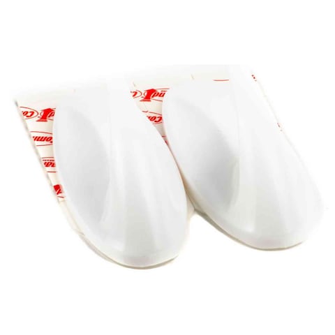 Command 17081 Designer Hooks, Medium, Holds 1.3 Kg. each hook, white color. 2 hooks and 4 strips/pack