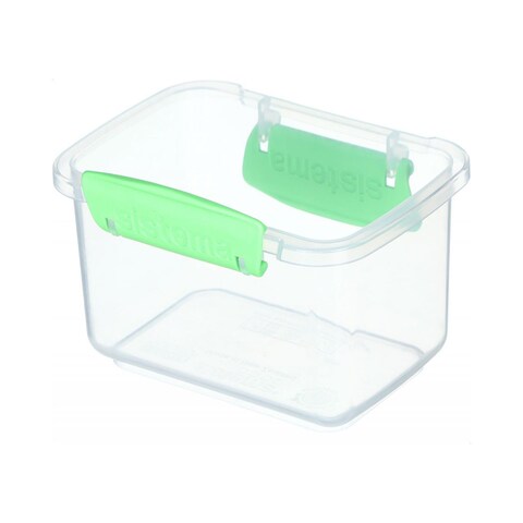 Sistema To Go Food Container - 1 Liter with Container 400ml - Clear