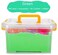 J%J 2000 Grams Magical Play Sand Toy Set With Accessories, Modeling Clay, Never Dries, Build Sandcastles (Green)