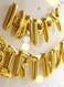 Generic Letter Happy Birthday Shaped Party Decorative Foil Balloon 16Inch