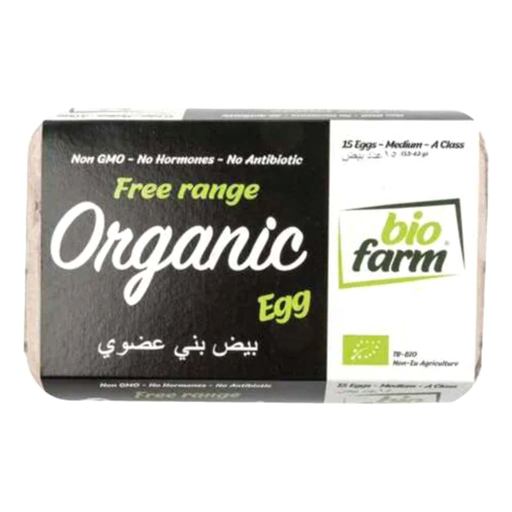 Bio Farm Organic Brown Eggs Medium 15 PCS