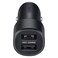 Samsung USB-C Dual Car Charger With Combo Cable Black