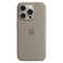 Apple Silicone Case Cover With MagSafe For iPhone 15 Pro Clay