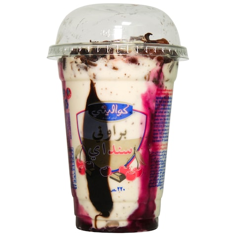 Kwality Brownie Sundae Ice Cream 220ml