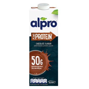 Alpro Plant Protein Chocolate Soya Drink 1L