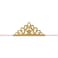 Creative Converting Princess Tiara with Ribbon 8-Pieces- Glitter Gold