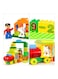 Rolly Toys 50- Piece Number Train Kids Educational Building Blocks Set Multicolor