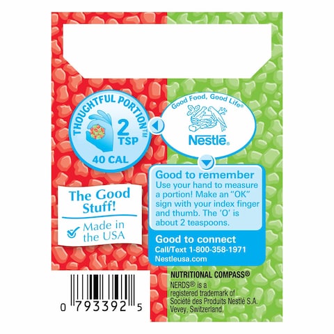Wonka Nerds Watermelon And Wild Cherry Candies 46.7g