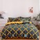 6-Piece Double Size Duvet Cover Set 1 Duvet Cover + 1 Flat Sheet + 4 Pillow Cases Microfibre HAIMISH