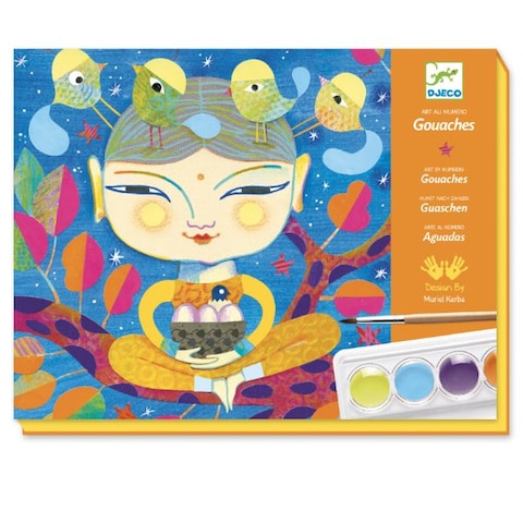 Djeco India Gouaches Set
