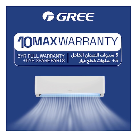 Gree Pular Split Air Conditioner R12C3 White 1.0 Ton