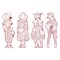 Djeco Fiodor And Friends Les Demoiselles Colouring