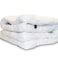 In House Two Layers Super Microfiber Mattress Topper 14cm With Rubber Corners Edges - White - 200x200cm