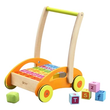 CLASSIC BABY WALKER WITH BLOCKS