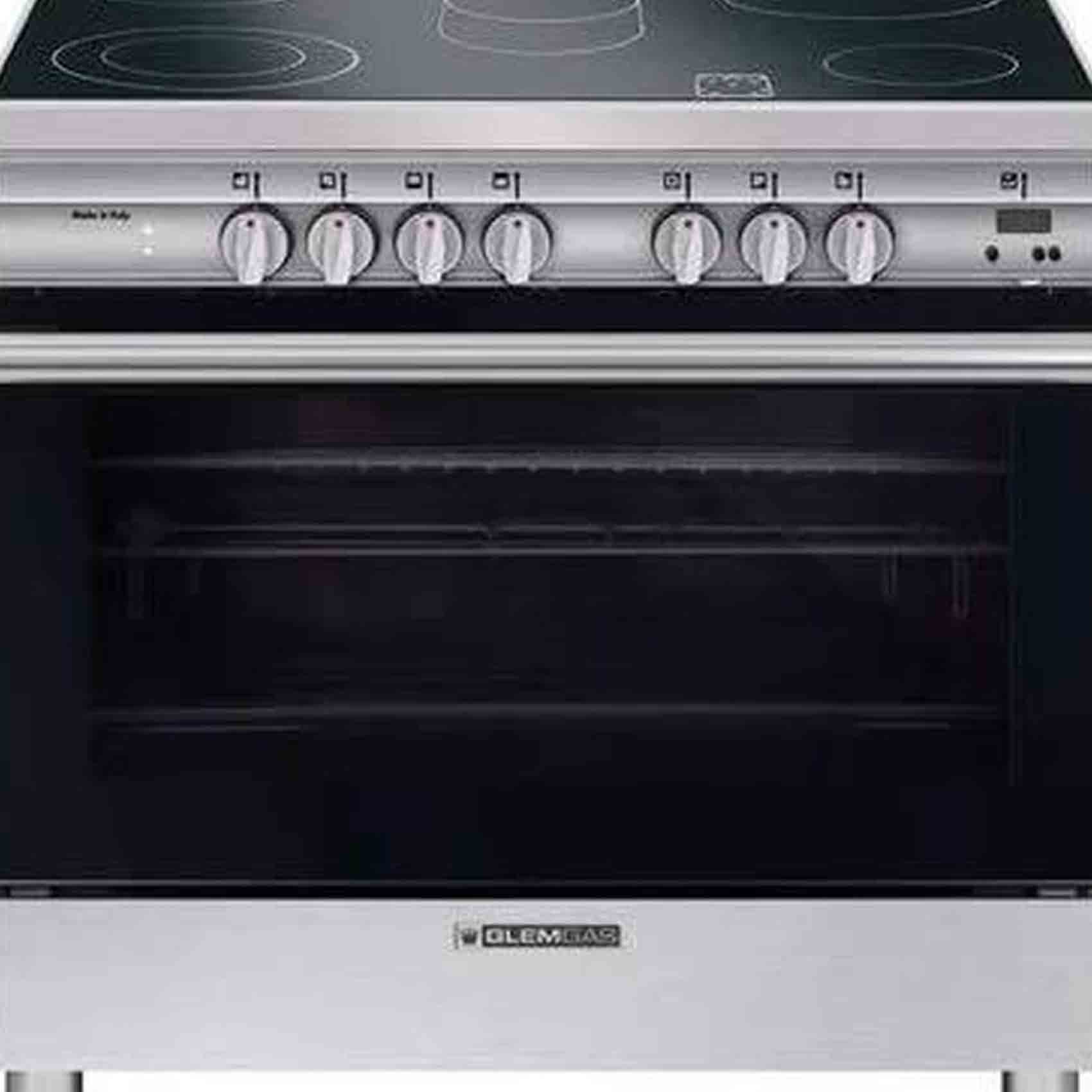 Glemgas Electric Ceramic Oven Cooker SB9624VI Black/Silver