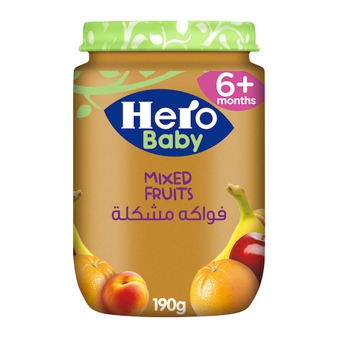 هيرو بيبي برطمان فواكه مشكلة - 190 جرام