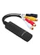 Generic USB 2.0 Audio Video Vhs To Dvd Converter Capture Card Adapter, Multicolour