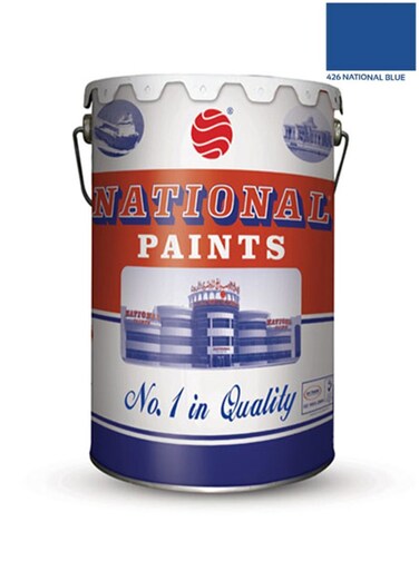 National Paints - Water Based Wall Paint National Blue 18L