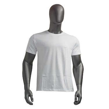 King&#39;s Collection Round Neck T-Shirts Large White