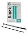 Curved PLA Straws Black 230mm*6mm 500Pcs