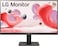 LG 3-Side Borderless Monitor, 23.8" FHD IPS Display, 100Hz Refresh Rate, 5ms Response Time, AMD FreeSync Technology, D-Sub / HDMI / 3.5mm Audio Port, Black   24MR400