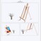 Generic Mini Portable Wooden Art Easel Stand Adjustable Angle Tabletop Painting Easel Display Stand Art Supplies For Children Students Artist Adults