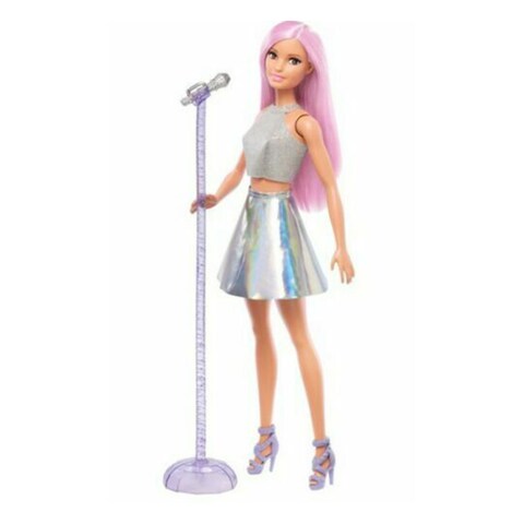 Barbie FXN98 Pop Star Doll With Microphone 3+ Years
