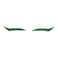 Mad Cosmetics Eyeliner Adhesive Sticker Green &amp; Blue/Black
