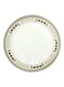 Delcasa Serving Dinner Plate White/Brown 8inch