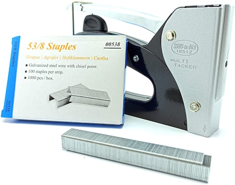 Generic Kw-Trio Metal Tacker Heavy Duty Staple Gun Nailer Staple Tacker For Canvas Making Fabrics Tacking On Iron Table