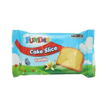 Funday Cake Slice with Vanilla - 1 Piece