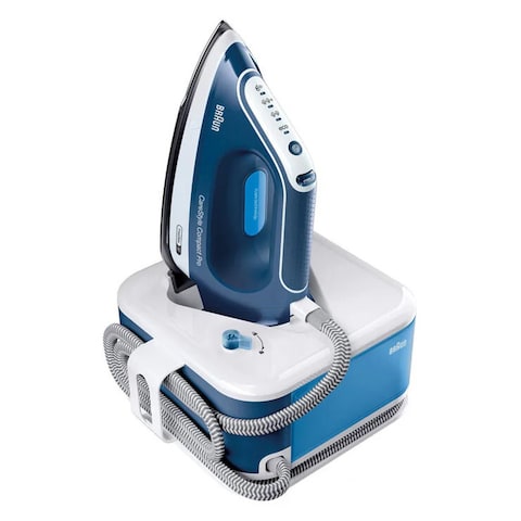 Braun CareStyle Compact Pro Steam Generator Iron IS 2565 Blue And White 2400W