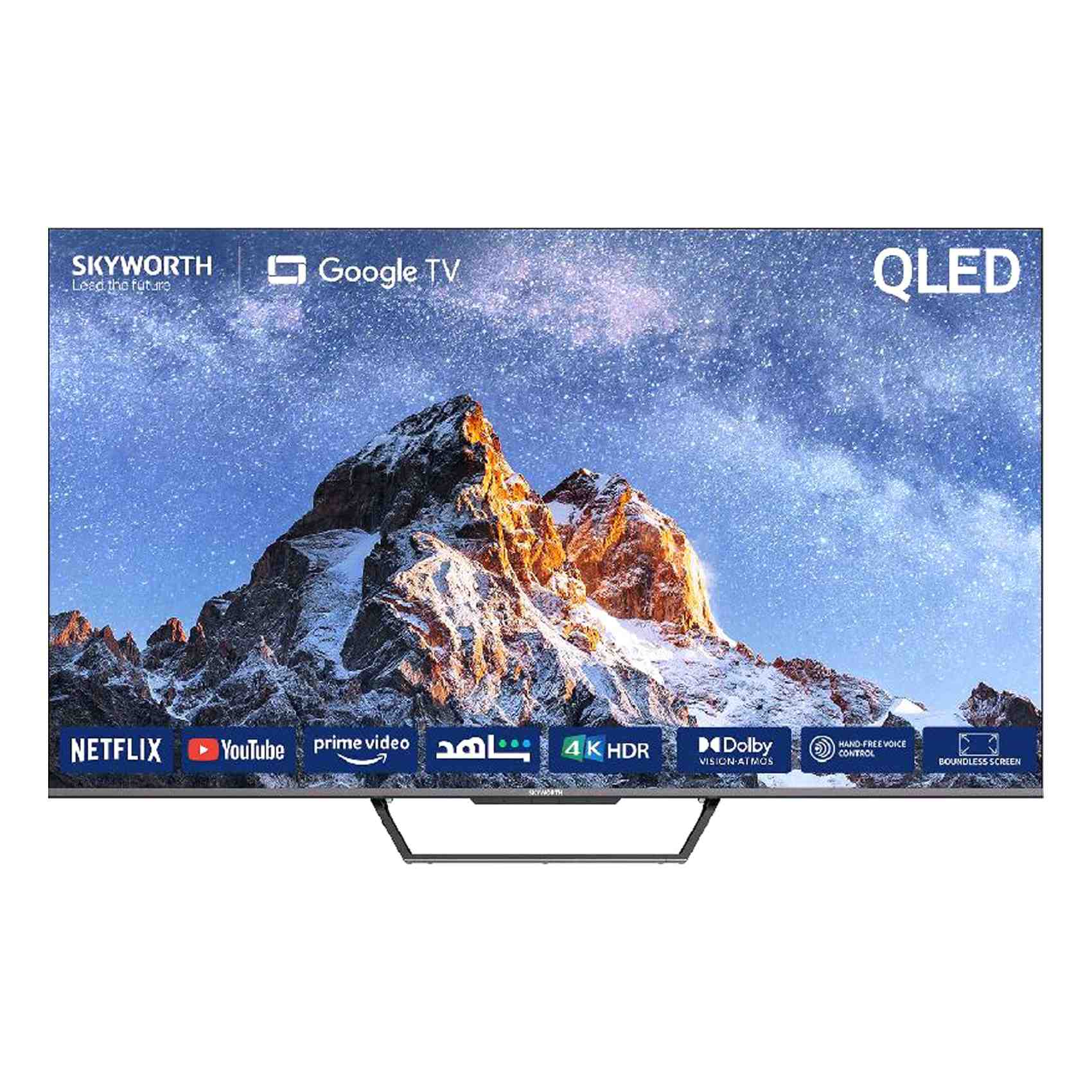 Skyworth 55-Inch 4K UHD QLED Smart Google TV 55SUE9500 Black