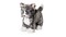 Soft toy, cat grey/white