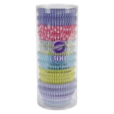 Wilton Pastel Baking Cups Multicolour 300 PCS