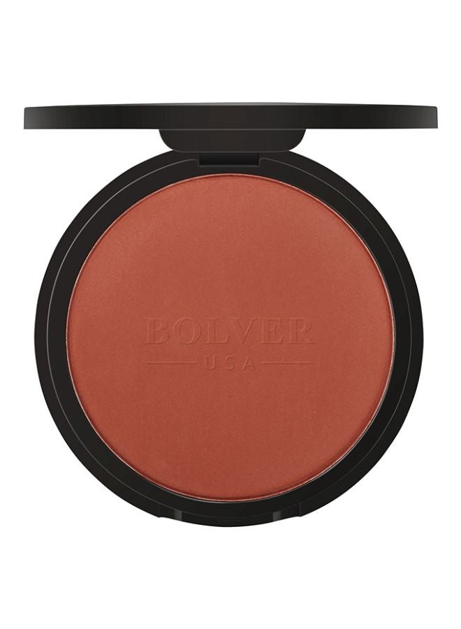 Bolver Matte Finished Face Blusher Brown