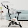 Sparnod Fitness Upright Exercise Bike for Home Gym SUB-50 - Free Installation Service - LCD Display, Height Adjustable Seat, Compact design - Perfect Cardio Exercise Cycle Machine