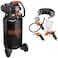 BLACK+DECKER Air Compressor With 50L Vertical Tank + 4 pcs Air Tools Kit - BD227/50 + KIT-4