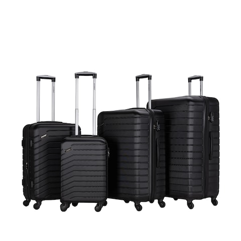 Luggage Set of 4 PCS ABS Hardside Travel Luggage Bag 20/24/28/32 Inches